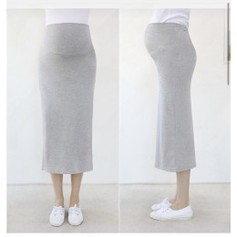 快閃優惠 $178/一條 $298/兩條 只限一批 （現貨 淺灰色 黑色）韓國直送孕婦舒適半截裙