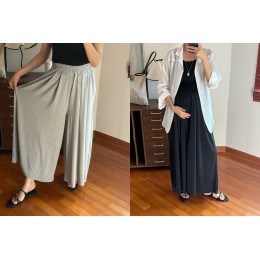 韓國直送孕婦闊腳褲(產後都岩著）